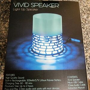 Light Up Speaker - Blue